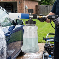 Pressure Washer for Car Cleaning and Car Wash, Car Detailing Foam Lance with Transparent Bottle, Adjustable Spray Pattern, 1/4 Inch Connector