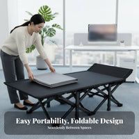 Adjustable Folding Cot Multi-Functional Adjustable Reclining Cot for Caregivers