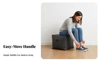 Round Pouf Nordic Design Cushioned Round Pouf Light Luxury Aesthetic for Parents