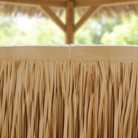 Tiki Hut Grass Roof Realistic Appearance Tiki Hut Thatch Weatherproof for Garden