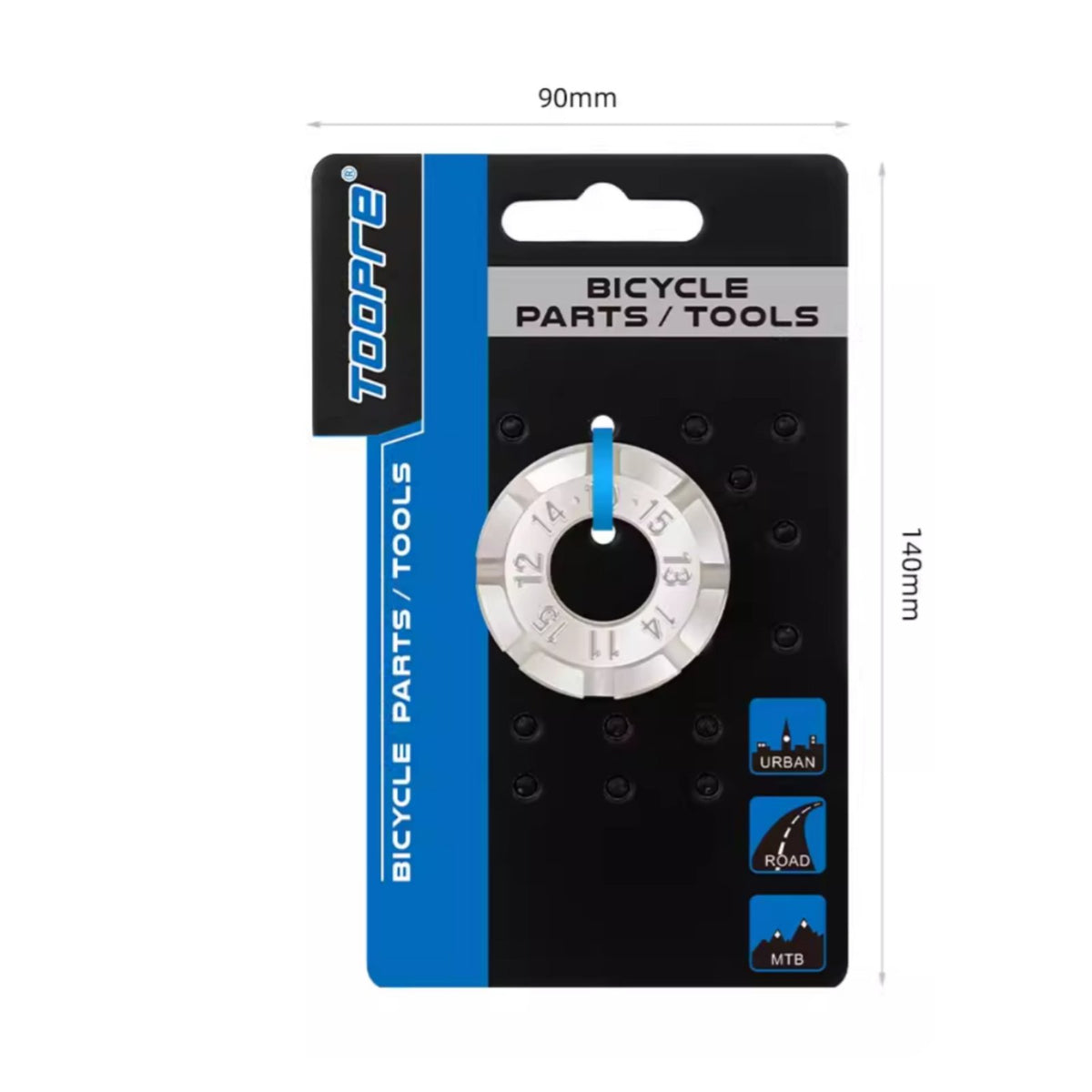 Cycle Spoke Wrench Multi-Size Bike Wheel Truing Tool Compact Design