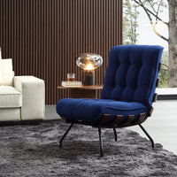 Upholstered Armchair Italian design Upholstered Tub Chair Minimalist Design Retro Look for Bedroom, Home Office, study alcove