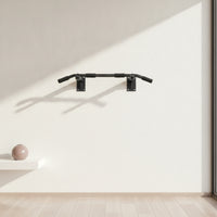 Wall-Mounted Pull-up Bar Compact Pull-up Bar with Padded Grips Space-Saving Fitness Equipment for Adults