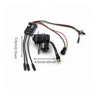 Metal Gearbox Brushless Motor High Rotational Force Low Range Steel Gears