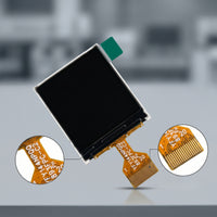 Transmissive Display Screen Module 128x128 Screen Display with Ribbon Connector Compact for Hobbyists, Device Repairs