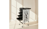 Salon Tool Trolley Cart Multi Layer Hairdressing Trolley Cart with Wheels for Hair Salons