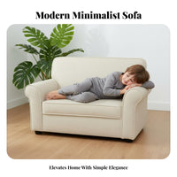 Upholstered Mini Armchair Minimalist and design children's Furniture Comfortable Seating soft Texture for Living Room