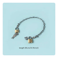 Stainless Steel Bird Ankle Leash Long-Lasting Pet Accessory Lockable