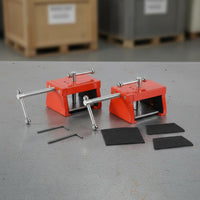 2 Pieces Cabinetry Clamps Drill Guide Cabinet Installation Tool Adjustable Cabinet Grip for Woodworkers, DIY Enthusiasts, Job Site, Workshop