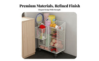 Fitness Mat Storage Rack Space Saving Home Gym Rolling Cart Large Capacity Home Gym Storage Cart for Yogis, Living Room