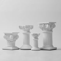 Photo Prop Wedding Decoration Gypsum Statue Photography Decor European Resin Roman Column Resin Sculpture