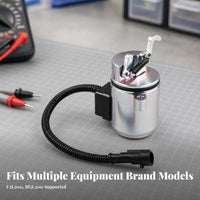 OEM Number 0427-2956 12V DC Solenoid Valve Direct Replacement Fuel Fuel Shut off Solenoid Heat Resistant Engine Shutoff Valve Cylindrical Metal Body