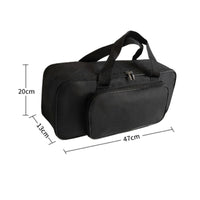 Keyboard Bag with Pocket Padded Keyboard Carrying Bag Soft Zippered for Keyboardists, Travel, Rehearsals