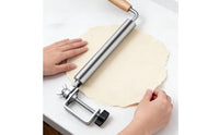 Rolling Pin with Clamp Heavy Duty Tabletop Pastry Roller Included for Home Cooks