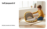 Floral-ShapedShaped Lounger Adjustable Backrest Tatami Seat Lightweight Design