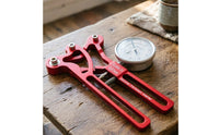 Precision Measuring Two-Wheeled Spoke Tension Meter Accurate Scale Bike Spoke Tension Gauge Easy to Use Repair Tool Portable for Cyclists, Workshop, Garage