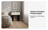 2-Drawer Bedside Table Minimalist Design 2-Drawer Nightstand Space-Saving