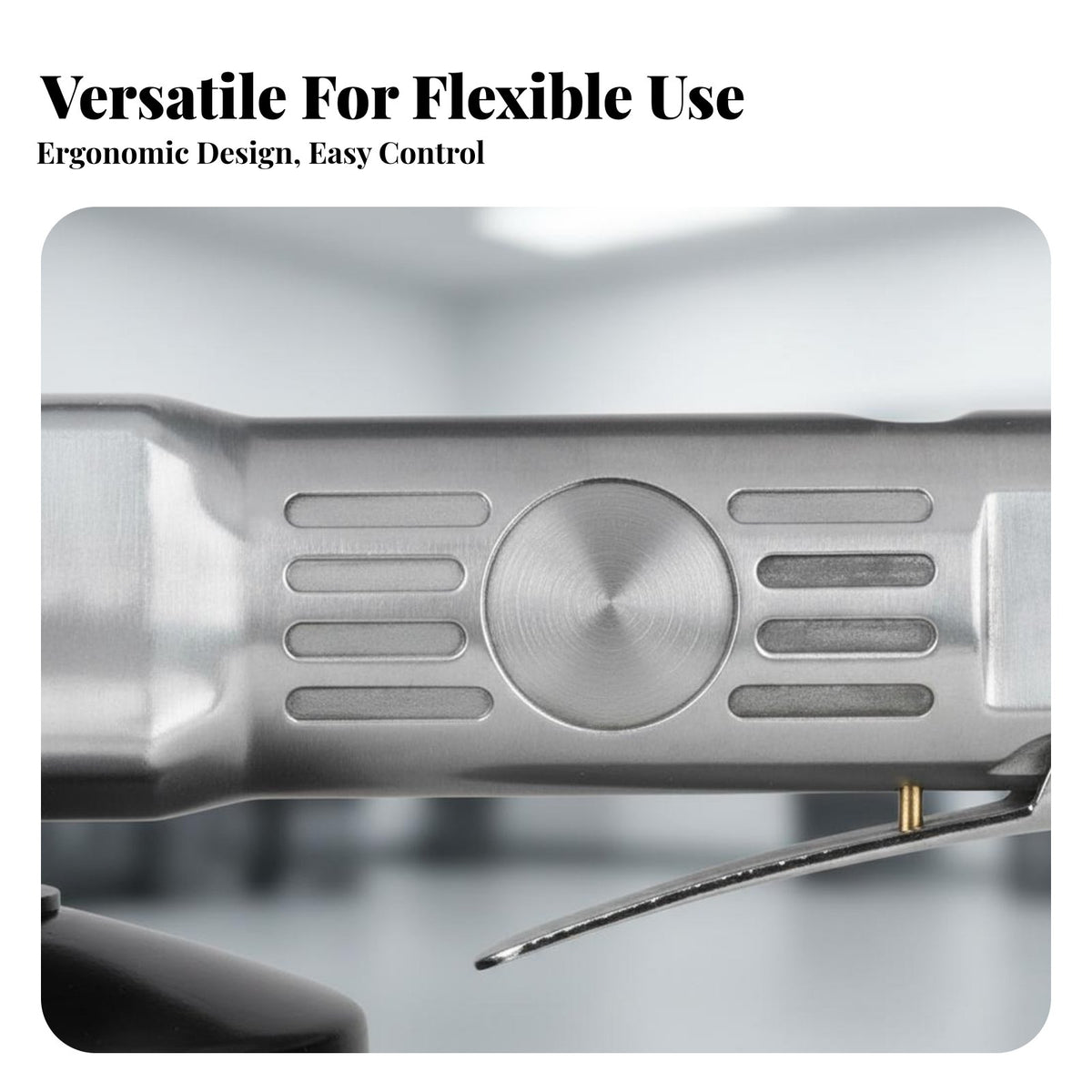 Pneumatic Angle Multi-Functional Pneumatic Cut off Tool Debris Deflector Air Grinding Tool for Mechanics, Auto Repair Shop, Workshop, Garage