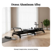 Pilates Reformer Commercial Grade Pilates Reformer Bed Adjustable Resistance Core Training Bed for Beginners, Adults, Therapeutic Recovery Center