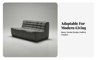 Nordic design sectional unified Sofa Minimalist design living Room Seating Small Space space-efficient Sectional Couch Configurable Layout for Apartment Dwellers, residents, Young Adults, Lounge Area, literature corner, Bedroom, Playroom