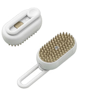 Pet Spray Brush with Foldable Handle Detangling for Dogs, Cats