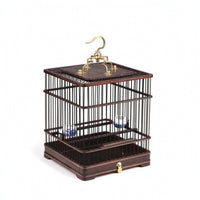 Bird Cage with Pull-out Tray Hanging Birdcage with Tray Traditional for Tabletop