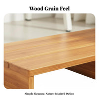 Single-Step Wooden Stool Multi-Purpose Footrest Ergonomic Support for Children