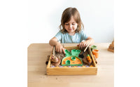 Carrot House Sand Toy Set Carrot Farm Modeling Clay Kit Biodegradable Material 3D Printed Play Shape Set for Kids, Preschool