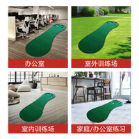 Golf Putting Practice Mat with Big Foot Design for Indoor Use