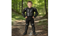 Chest Protector with Knee Pads Hard Plate Terrain Riding Guard Set Impact Resistant Set for Kids, Motocross