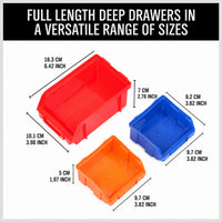 30-Piece Wall-Mounted Pegboard Tool Storage Box Set