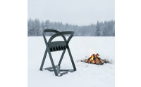Freestanding Manual Wood Splitter Compact Firewood Splitter Easy to Use Woodworking Tools Stable for Homeowners, Campers, Camping, Fire Fire Ring, Fireplace
