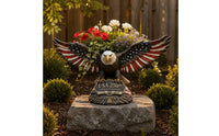 USA Eagle Planter Vintage Design Eagle Planter Rustic for Patio, Yard, Patriots