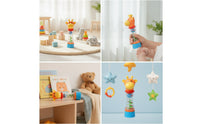Upright Rattle with Spiral Colorful Baby Rattle Lightweight Spiral Toy Multifunctional for Babies, Nursery
