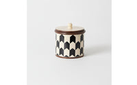 Trinket Box Geometric Jewelry Box Cylindrical for Vanity, Dresser