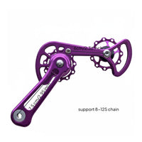 Adjustable Tension Single Speed Chain Tensioner Easy Installation Bike Chain Tightener Automatic Tensioning Mountain Bike Single Speed Conversion Part Corrosion-Resistant for Dirt Jumping