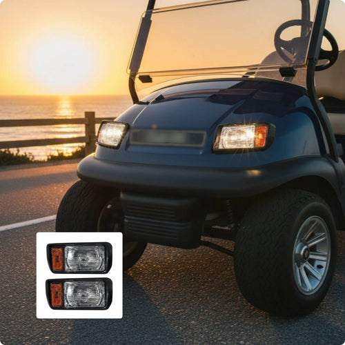2 Pieces Front Halogen Headlight Easy Installation Vehicle Lighting for Outdoor