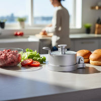Aluminum Alloy Adjustable Burger Press Consistent Patties Hamburger Patty Press for Home Cooks, BBQ