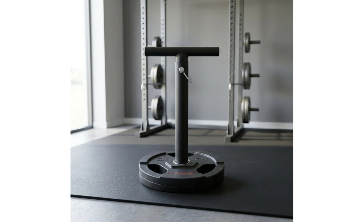 Secure Kettlebell Handle with Locking Pin Versatile T-Grip Training Handle Home Gym Heavy-Duty