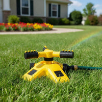Rotating Sprinkler Head Wide Spray Coverage Outdoor Watering Easy to Install