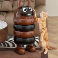 Cute Rabbit Trash Bin Thickened Material Cartoon Waste Bin with Lid Decorative