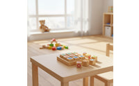 Problem Solving XO Board Game Color Recognition Double-Sided Learning Board Parent-Child Interaction 9-Grid Block Activity Hand-Eye Coordination for Children, Preschoolers, Toddlers, Home, Playroom, Classroom