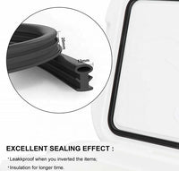 Sealing Strip for Rotomolded Cooler, Rubber Silicone Gasket, Waterproof and Leak-Proof