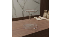 Transparent Acrylic Jewelry Stand Multi-Tier Necklace Display Rack Space-Saving Earring Holder Stand Easy to See for Vanity, Bedroom