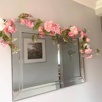 Artificial Blossom Vine Easy to Hang Artificial Blossom Garland Vivid Colors