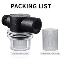 NPT螺纹过滤器4分家用水龙头洗衣机热水器管道前置泥沙过滤净水