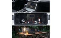 12V Car Power Box with LCD Display Universal Car Power Box Safe Portable for RV, Truck