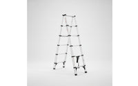Portable Aluminum Step Ladder Anti-Slip Foldable Step Ladder Lightweight Long-Lasting for DIYers, Cleaning