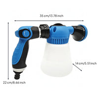 Foam Grip Car Wash Kit Simple for Driveway Cleaning, Homeowners
