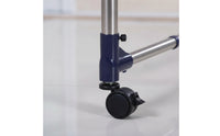 Adjustable Rolling Clothes Rack Easy Assembly Single-Rod Clothes Rack Sturdy Furniture Long-Lasting for Apartment